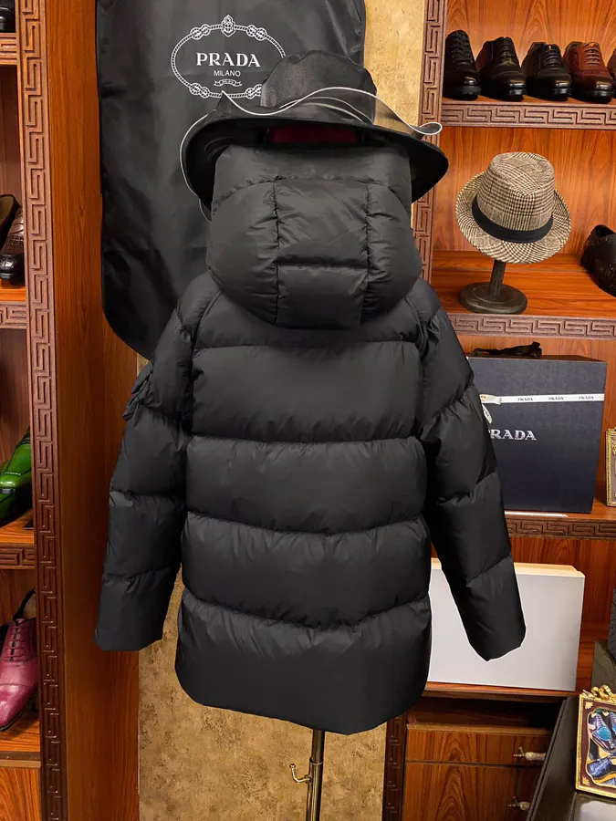 PRAD@ Women's Hoodie with 95% White Goose Down