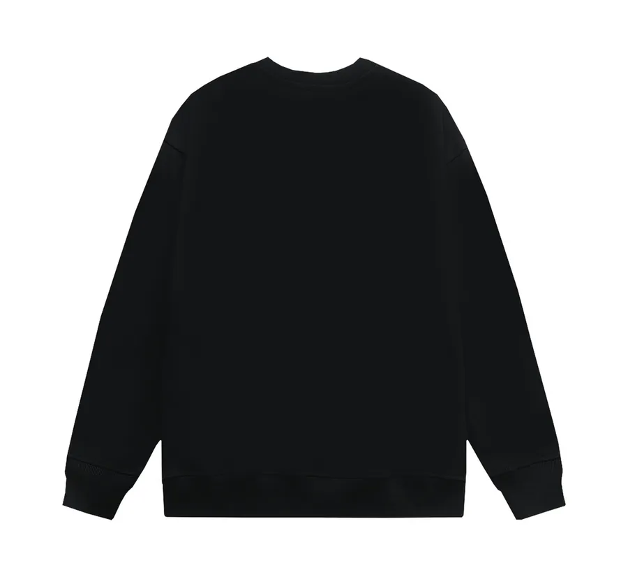 PRAD Metal Triangle Logo Classic Vintage Round Neck Sweatshirt