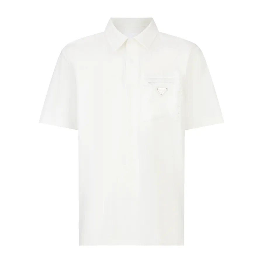 PRAd 25SS Nylon Padded Polo Shirt (Black) Slim Fit