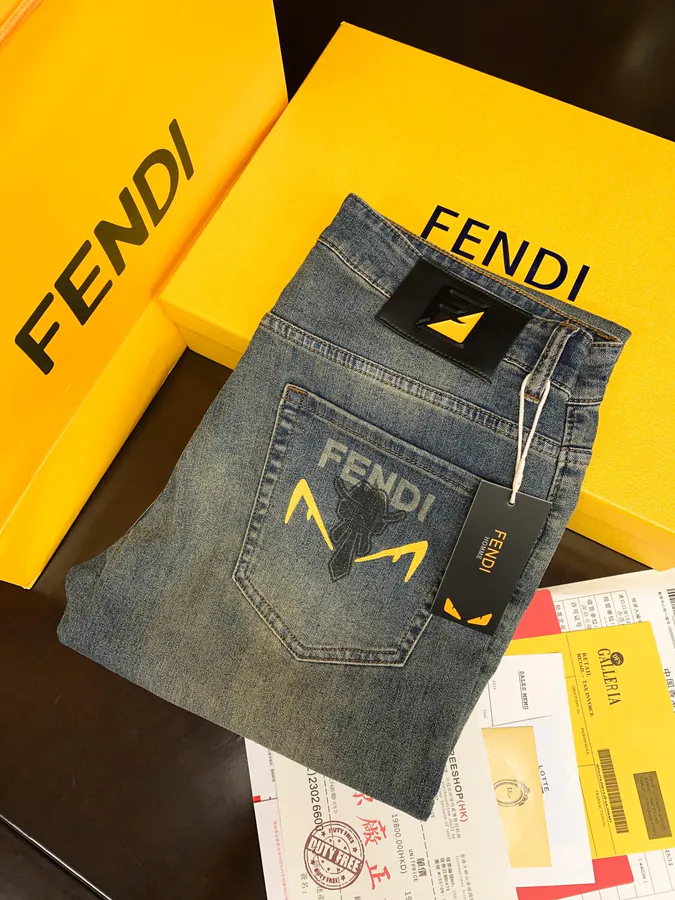 New Arrival FEND Men's Denim Pants Premium Fit