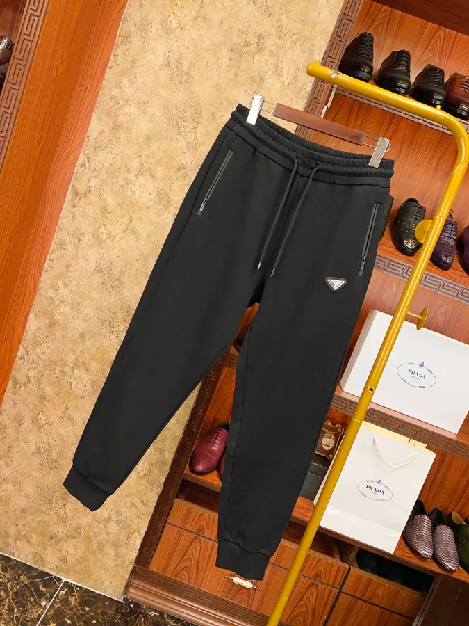 PRAD Logo Plain Cotton Drawstring Sporty