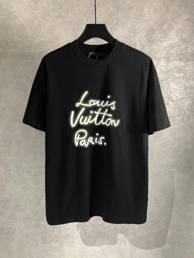 1V Lucci New Creative Letter Short Sleeve T Shirt