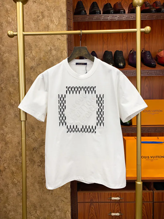 New Arrival! 1V Lucci Stylish and Avant garde Unisex Short Sleeve
