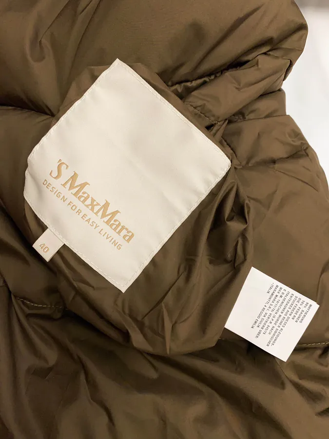 MaxMara Longline Down Coat Unisex