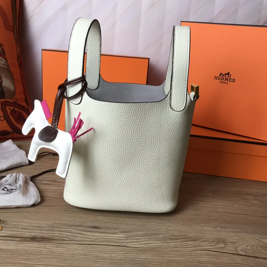 Hermes Picotin Lock in Genuine Leather