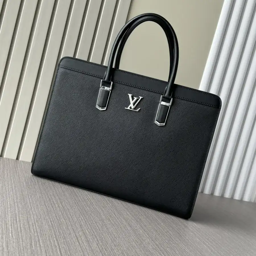 LV Password Lock Briefcase Premium Italian Calfskin, 2829 1L