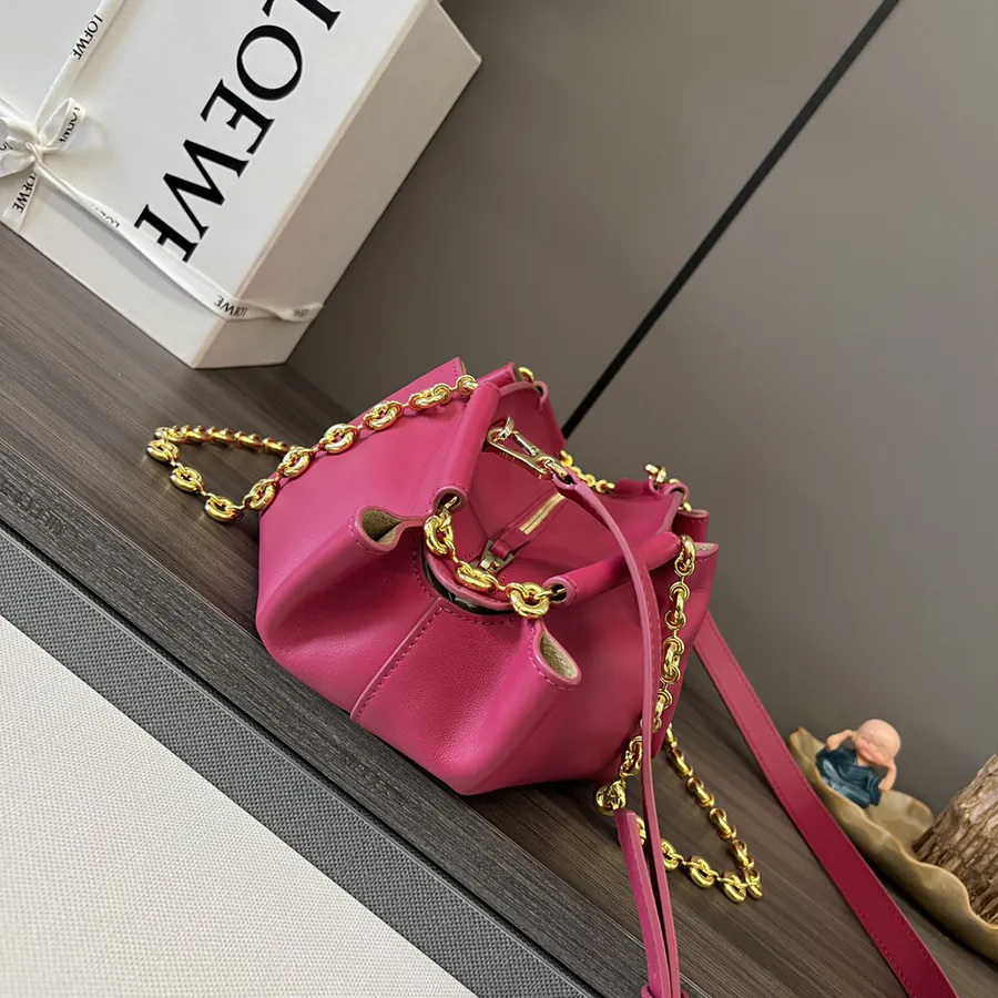 Lifestyle New Mini Calfskin Chain Strap Paseo Handbag