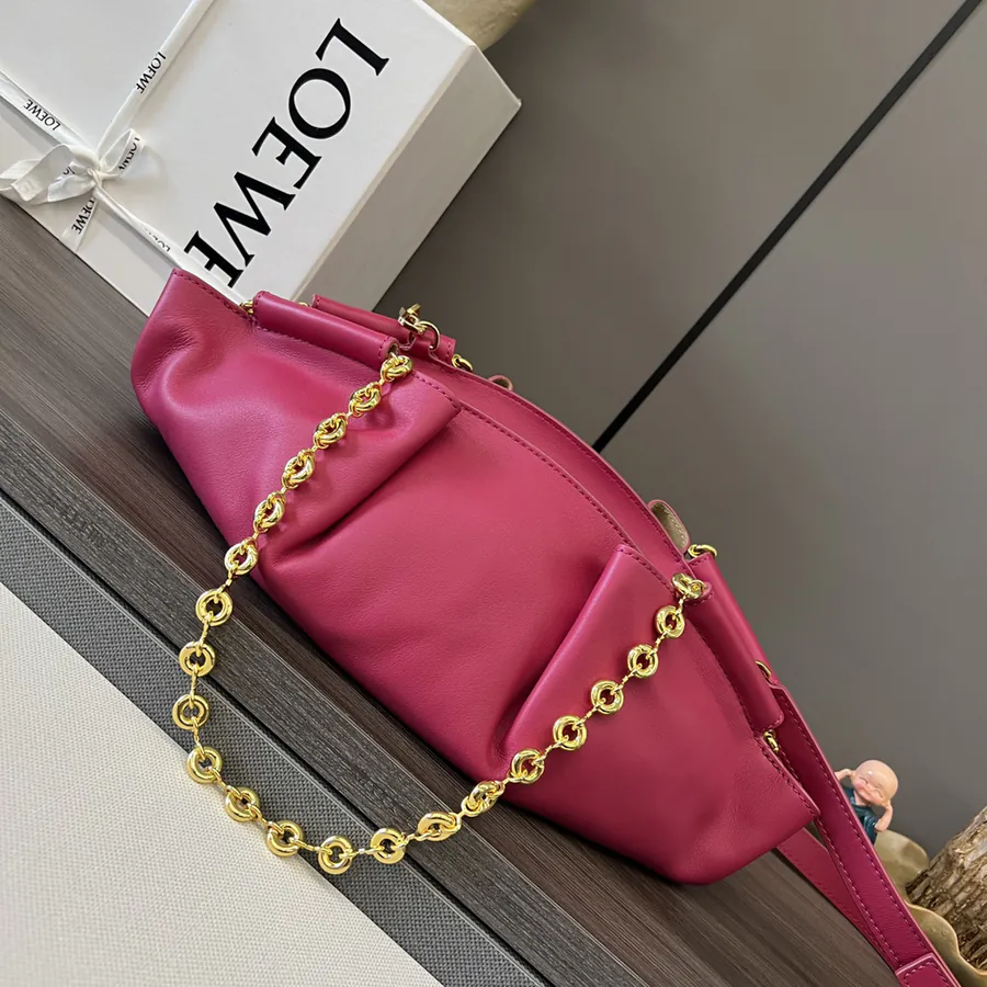 Lifestyle New Mini Calfskin Chain Strap Paseo Handbag