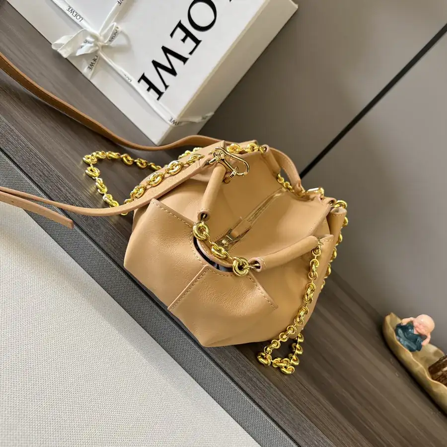 L Family New Mini Calfskin Strap Chain Paseo Handbag
