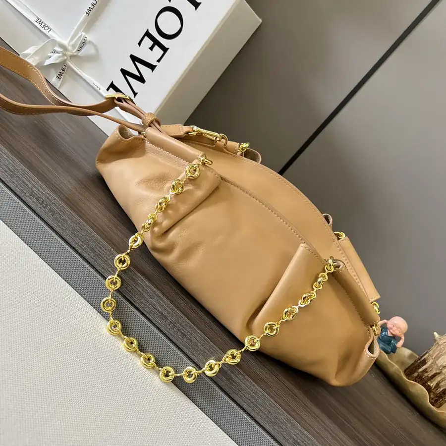L Family New Mini Calfskin Strap Chain Paseo Handbag