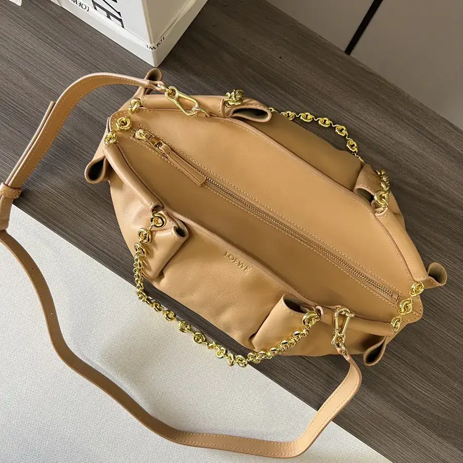 L Family New Mini Calfskin Strap Chain Paseo Handbag