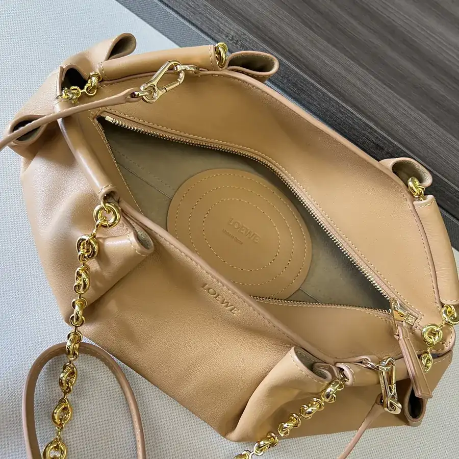 L Family New Mini Calfskin Strap Chain Paseo Handbag