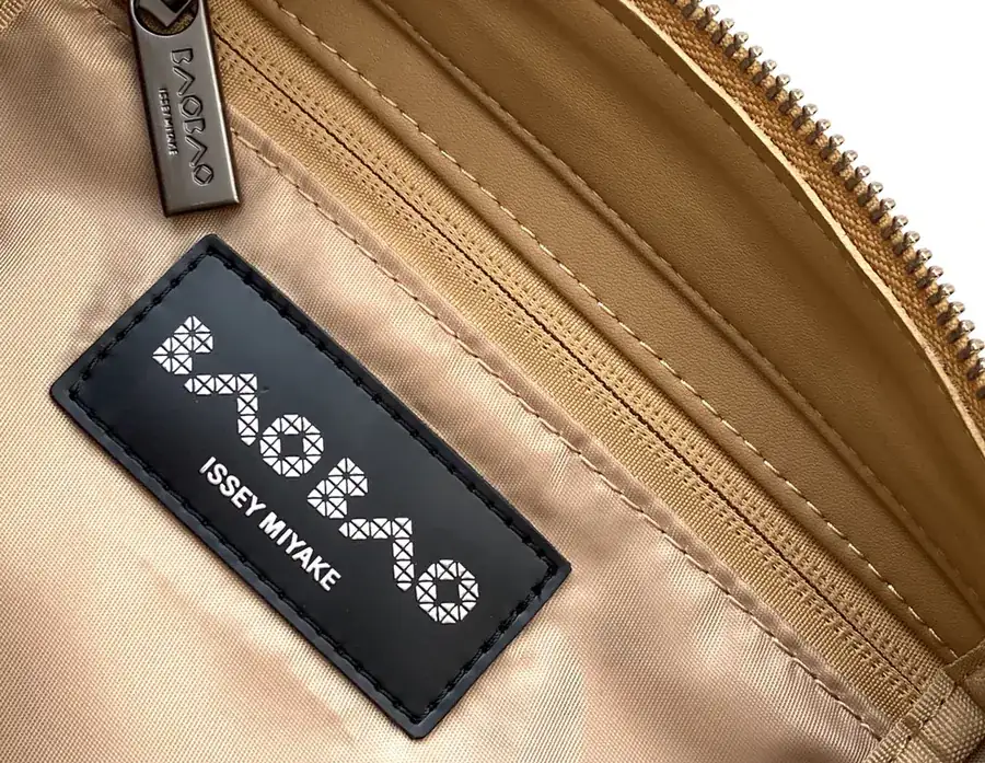 Issey Miyake BAOBAO Sporty Bucket Bag with Grained Calfskin