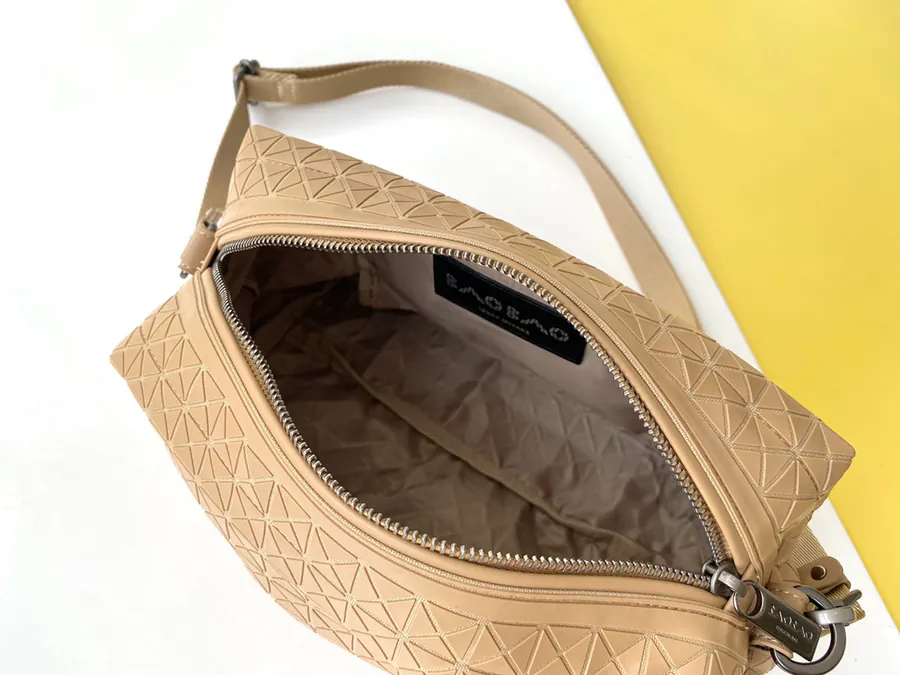 Issey Miyake BAOBAO Sporty Bucket Bag with Grained Calfskin