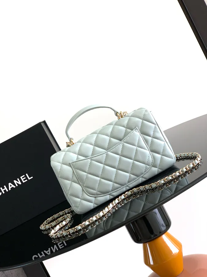23k New Handle CF Mini Leather Bag