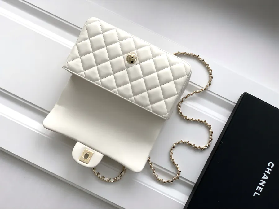 23k New Handle CF Mini Leather Bag