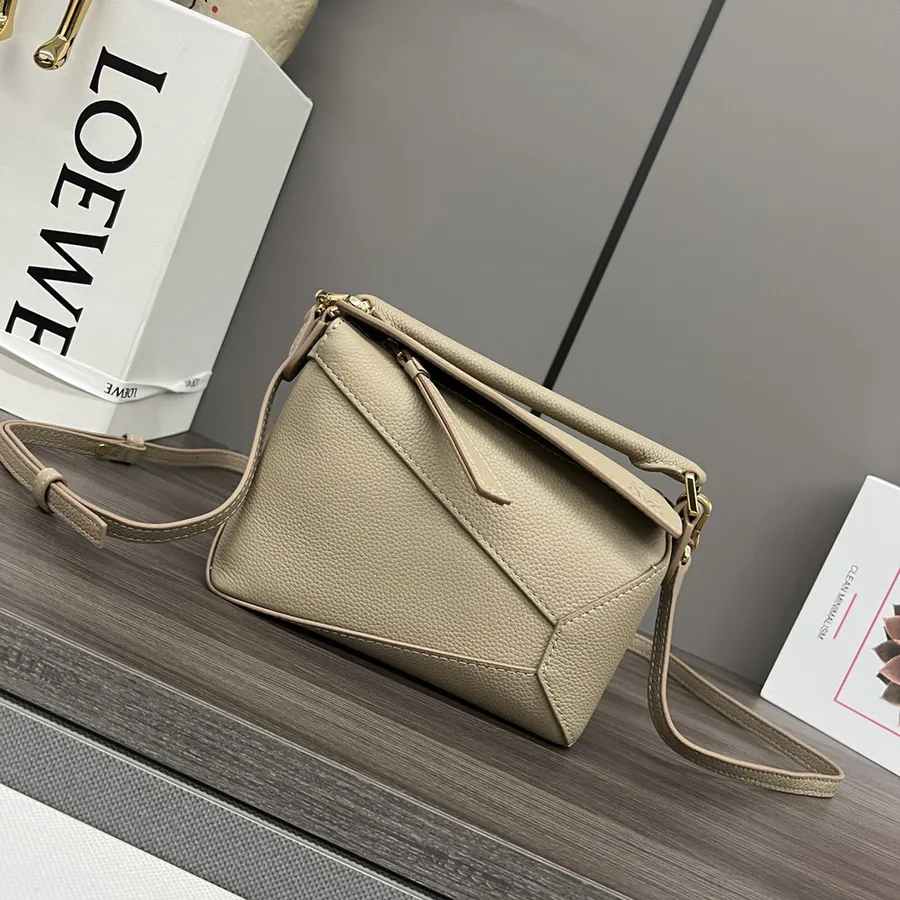 New Version Puzzle Edge Handbag in Soft Grained Calfskin