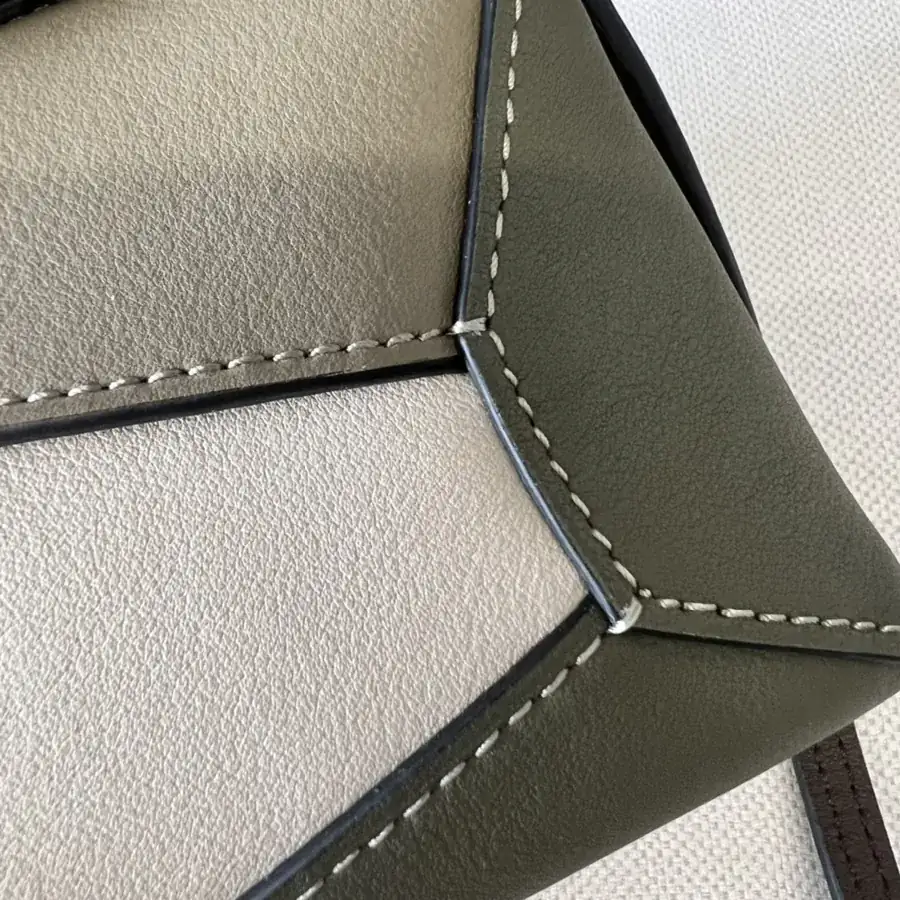 LO Mini Puzzle Edge Tote in Nappa Calfskin