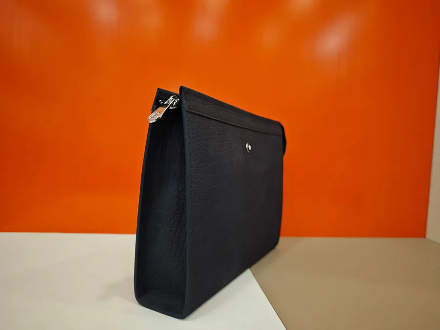 MONTBLANC 2025 New Style Men's Handbag with Italian Grained Calfskin