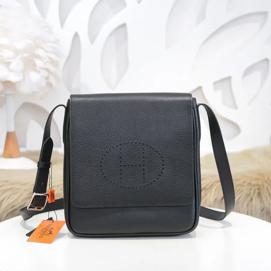 Hermes New Mens Crossbody Bag with Premium Calfskin