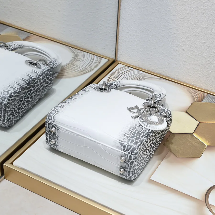 Mini Lady Classic Diamond Trimmed Clutch Elegant and Timeless