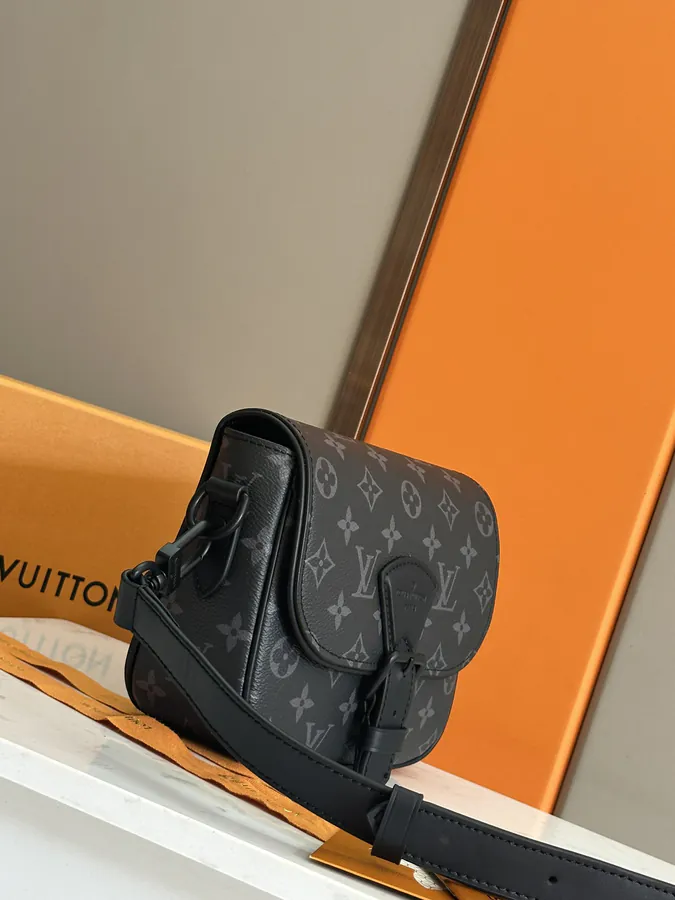 Montsouris Mini Post Bag with Leather Strap