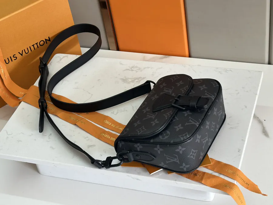 Montsouris Mini Post Bag with Leather Strap