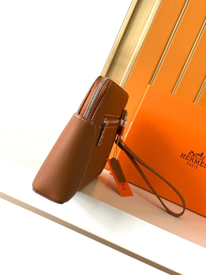 Classic Terracotta Handbag Premium Genuine Leather, Italian Made