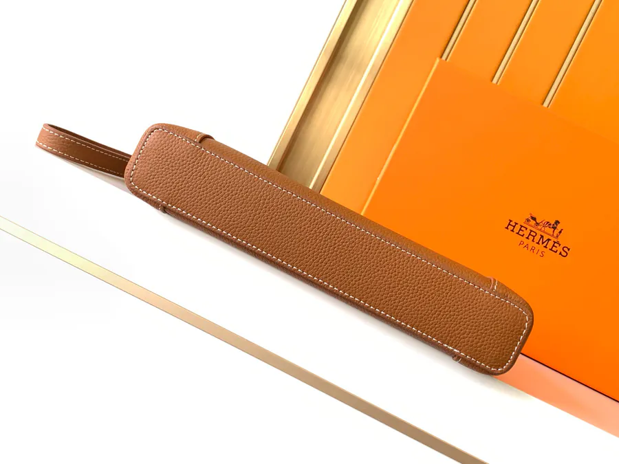 Classic Terracotta Handbag Premium Genuine Leather, Italian Made