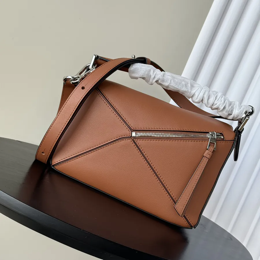 Loewe New Puzzle Small Handbag in Soft Calfskin