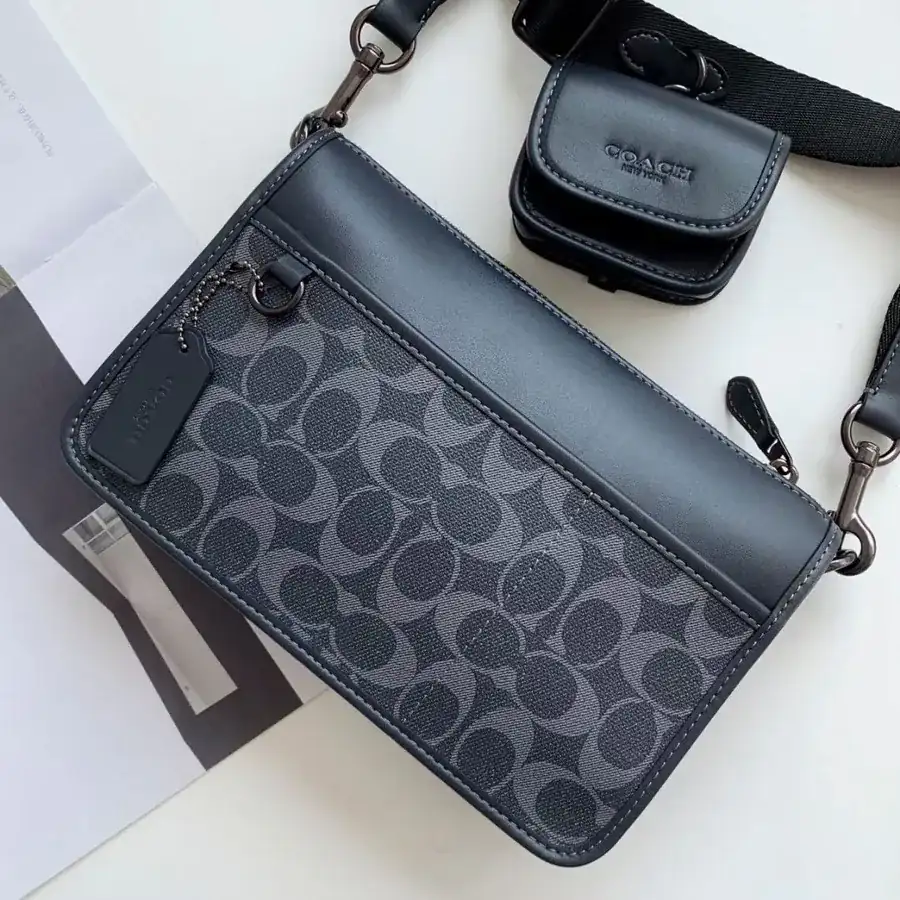 Coach Men's Heritage Series Mini Multi Purpose Bag