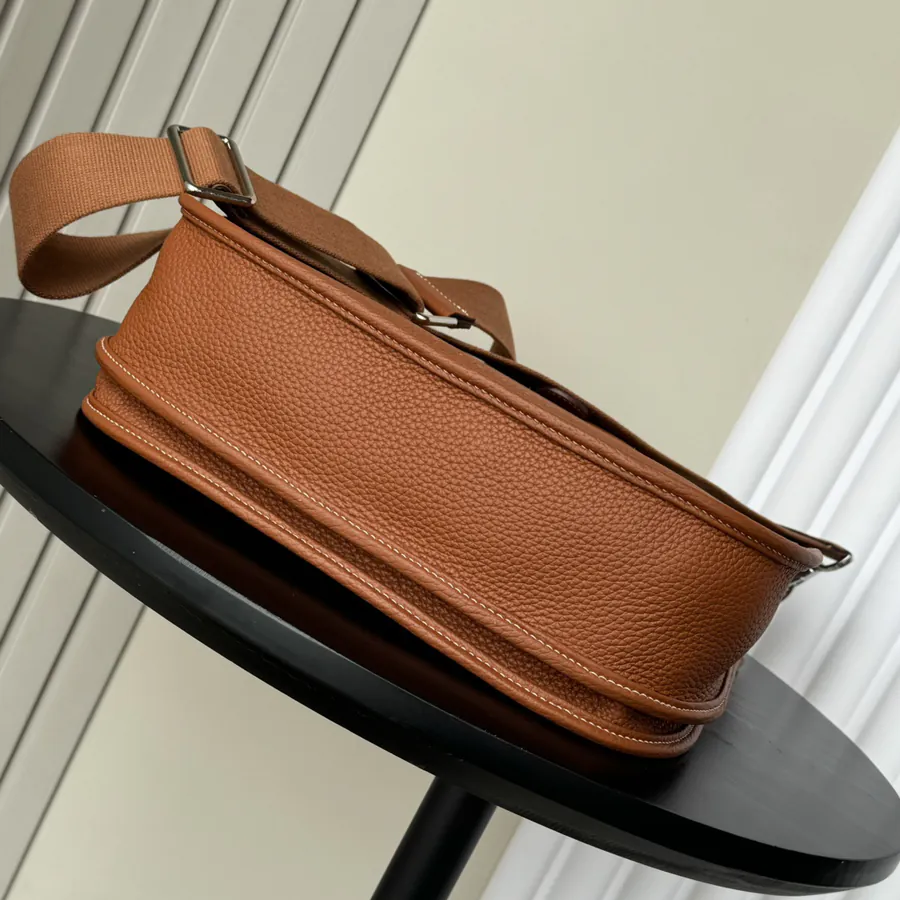 Original Hermes Clemence Evelyn Shoulder Bag 29cm Grained Calfskin