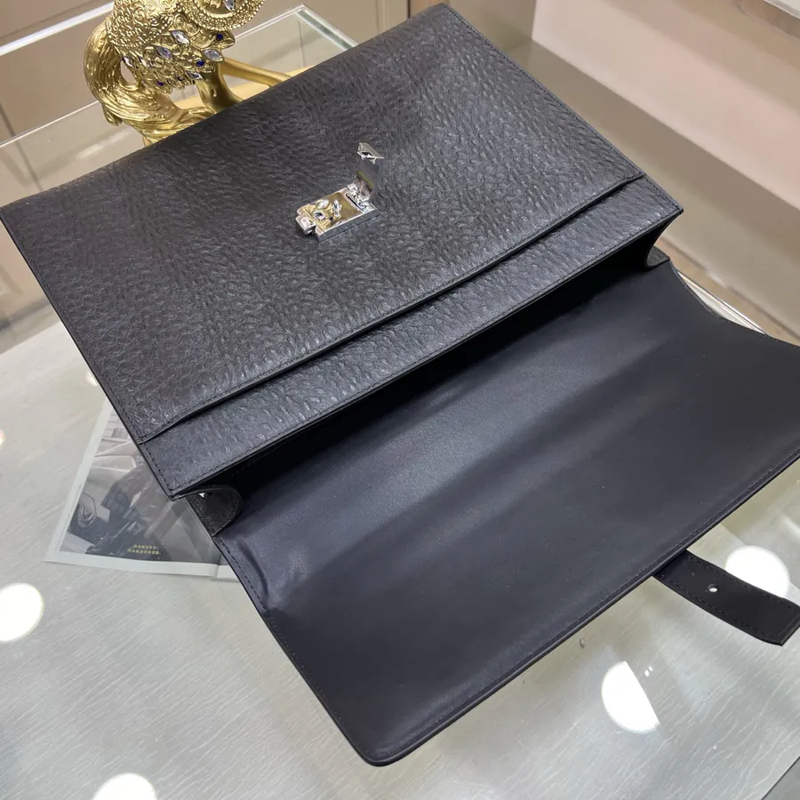 Montblanc Men's Briefcase, Premium Leather, Elegant Design
