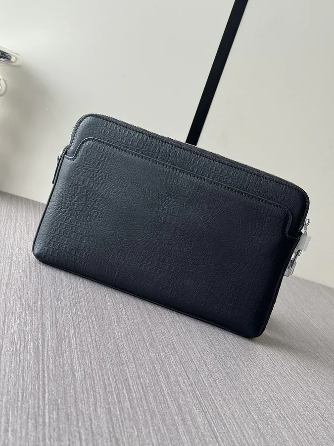 LV Password Lock Grained Calfskin Tote