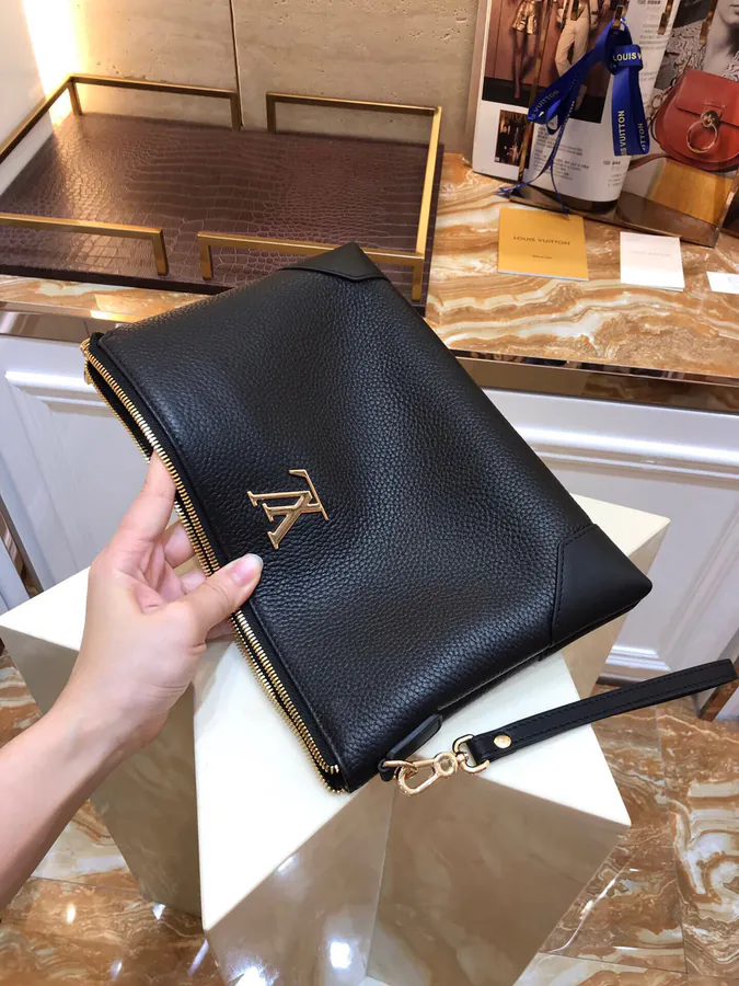 LV Top Handle Bag Premium Leather Essential Everyday Handbag