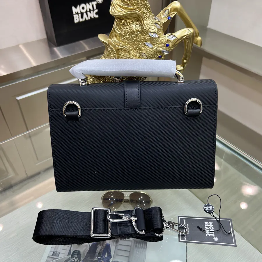 Montblanc New Mens Tote, Premium Leather and Top tier Hardware