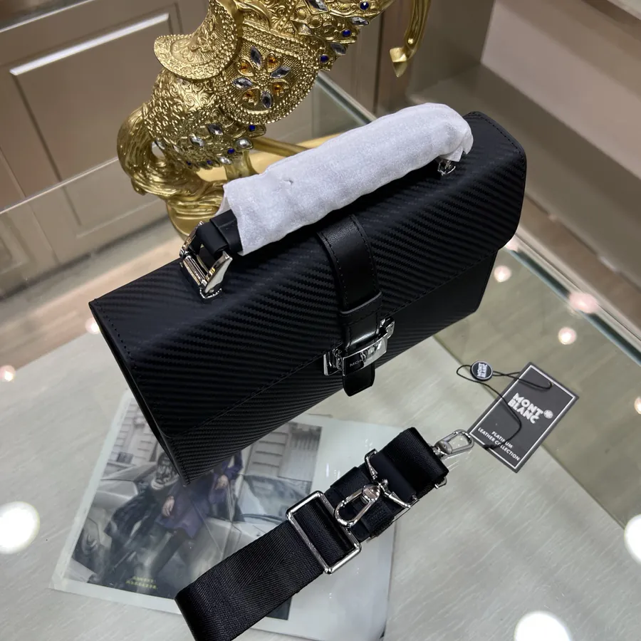 Montblanc New Mens Tote, Premium Leather and Top tier Hardware