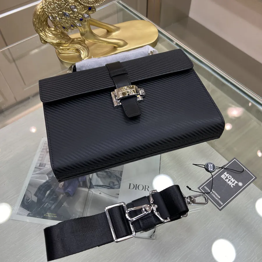 Montblanc New Mens Tote, Premium Leather and Top tier Hardware