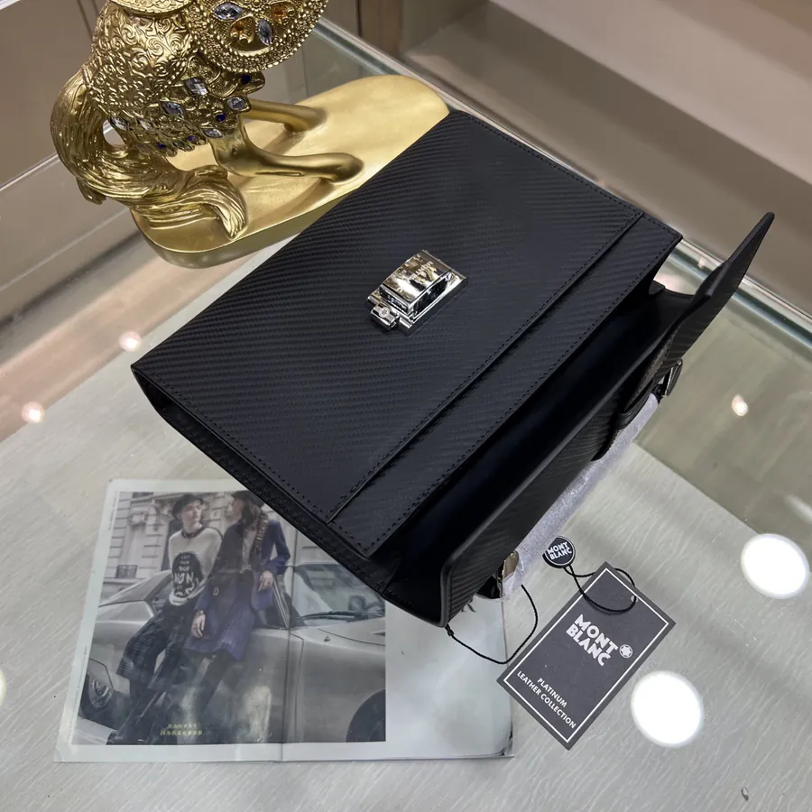 Montblanc New Mens Tote, Premium Leather and Top tier Hardware