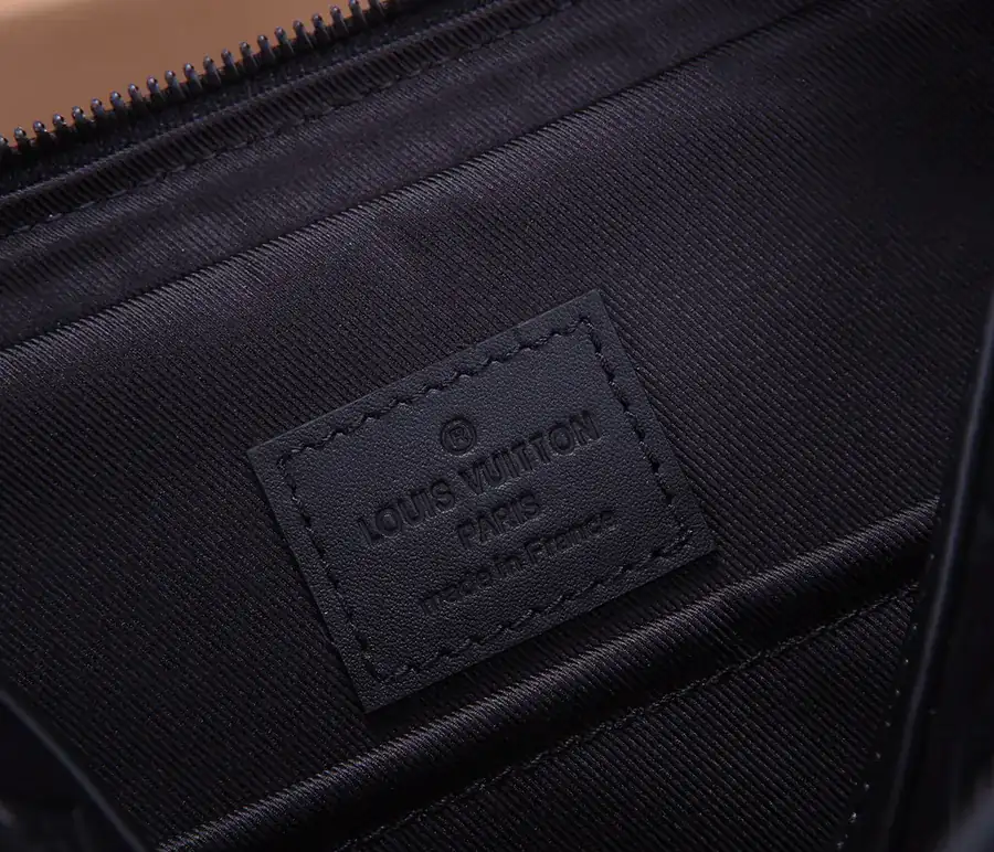 Louis Vuitton Duo Messenger Bag Full Leather Embossed