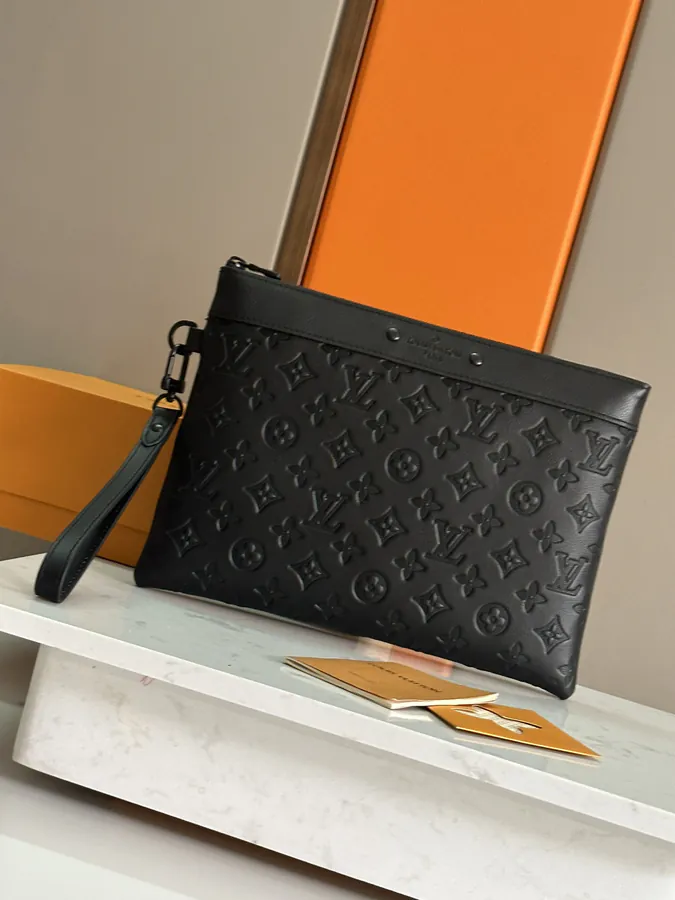 Top Original M81570 Black Pochette To Go Handbag with Monogram Shadow Grained Leather