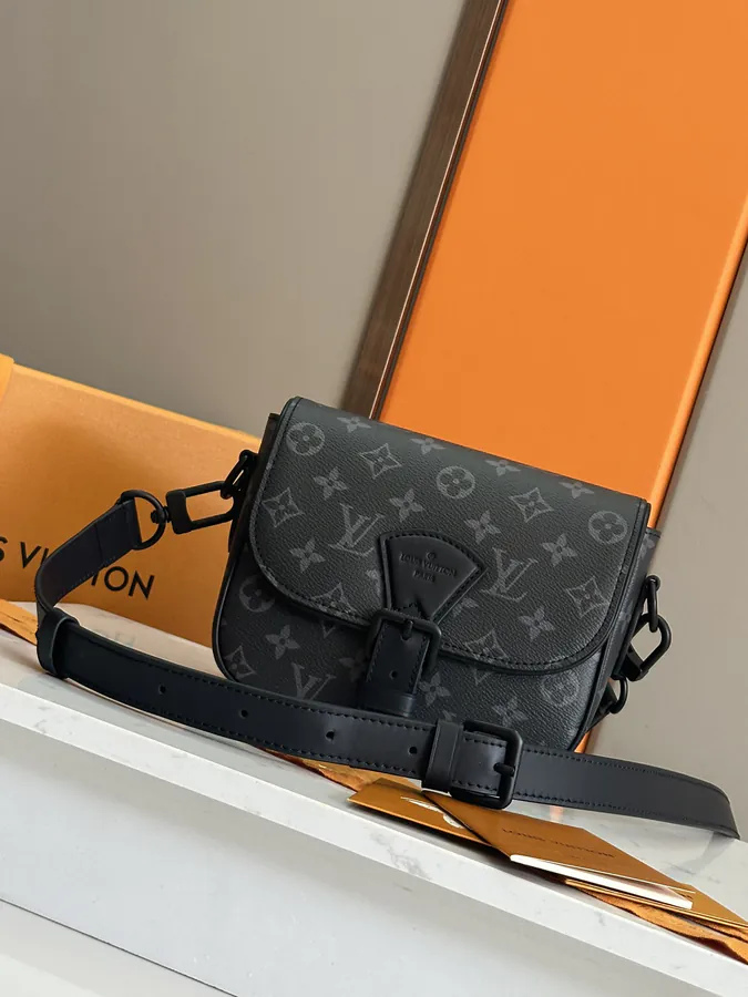 Montsouris Mini Messenger Bag Monogram Macassar Coated Canvas
