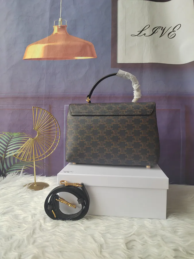 Nino Medium Handbag Vintage Floral Design