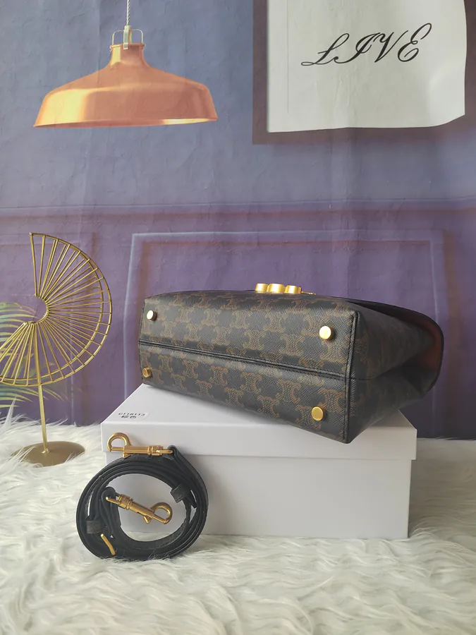 Nino Medium Handbag Vintage Floral Design