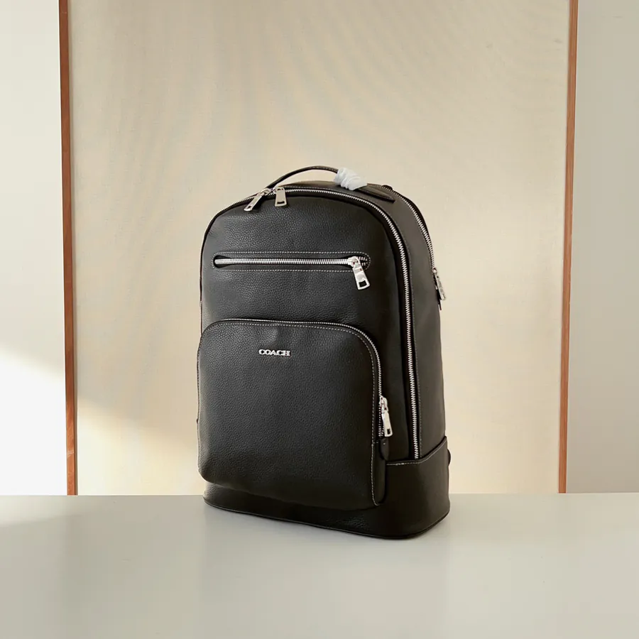 Cl963 Full Leather Smooth Double Shoulder Bag