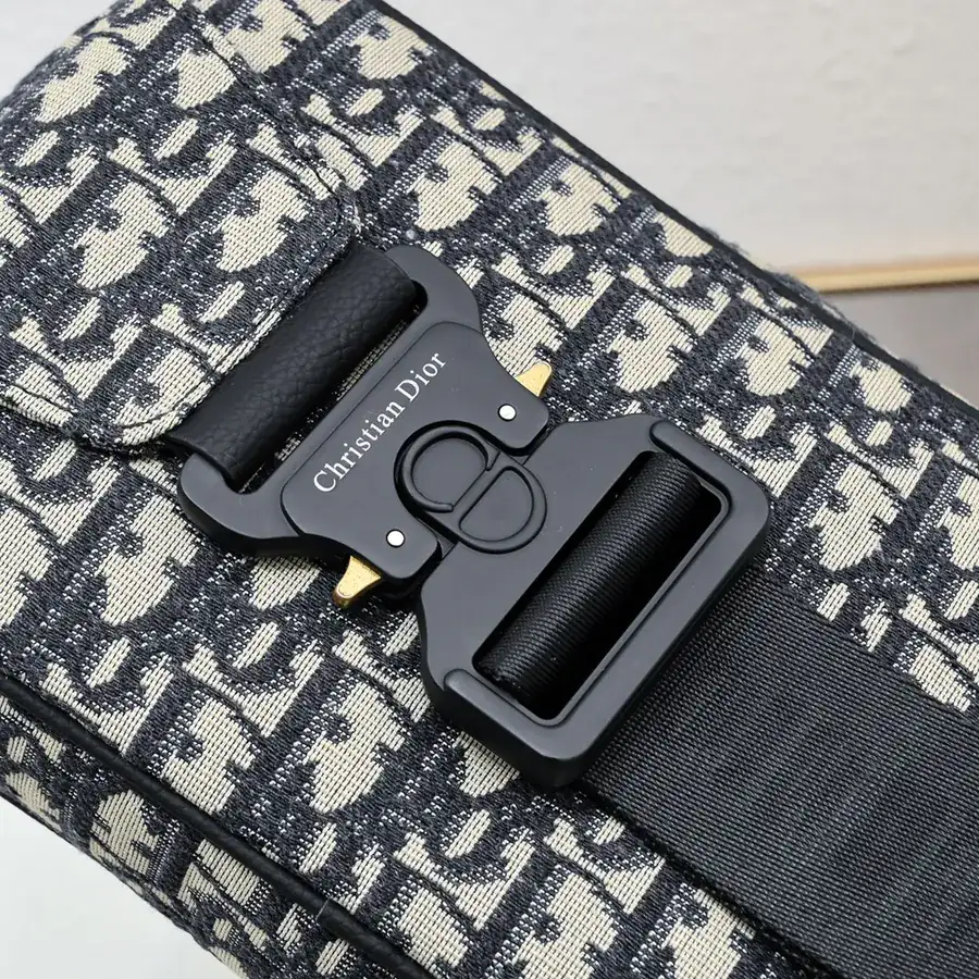 D Brand Modern Waist Bag with Grained Calfskin Details