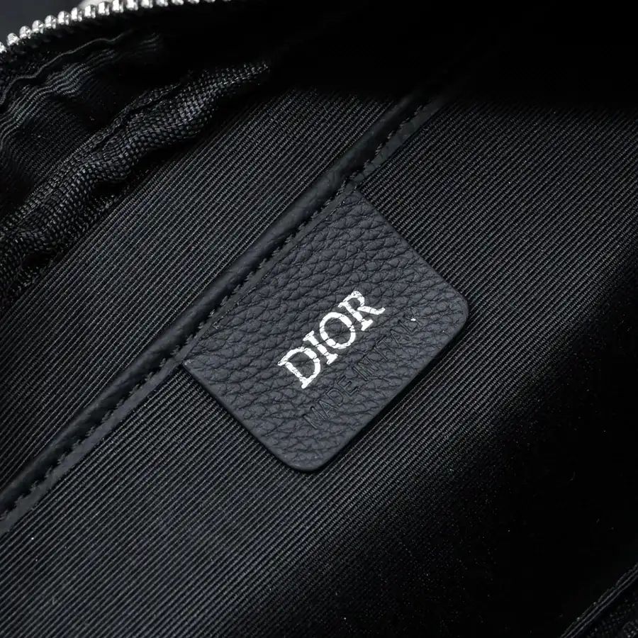 D Brand Modern Waist Bag with Grained Calfskin Details