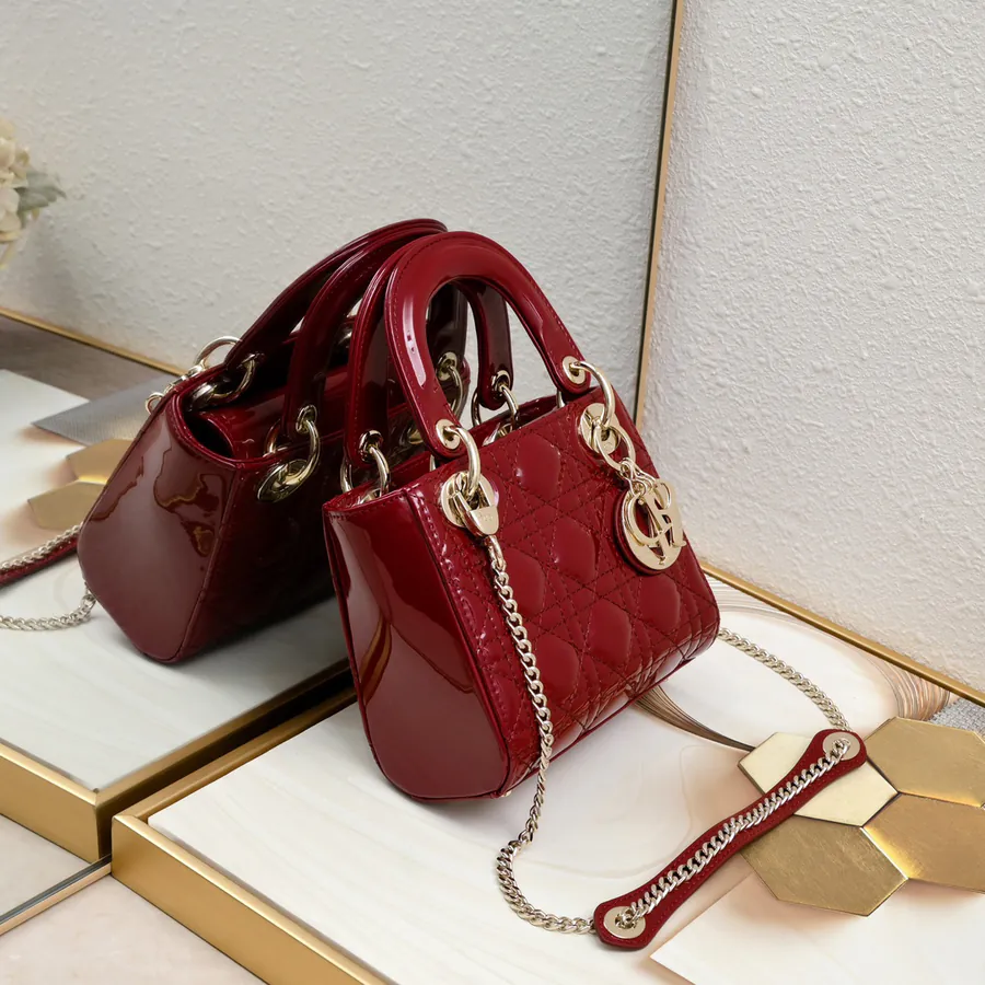 Mini Lady Classic Calfskin Wallet