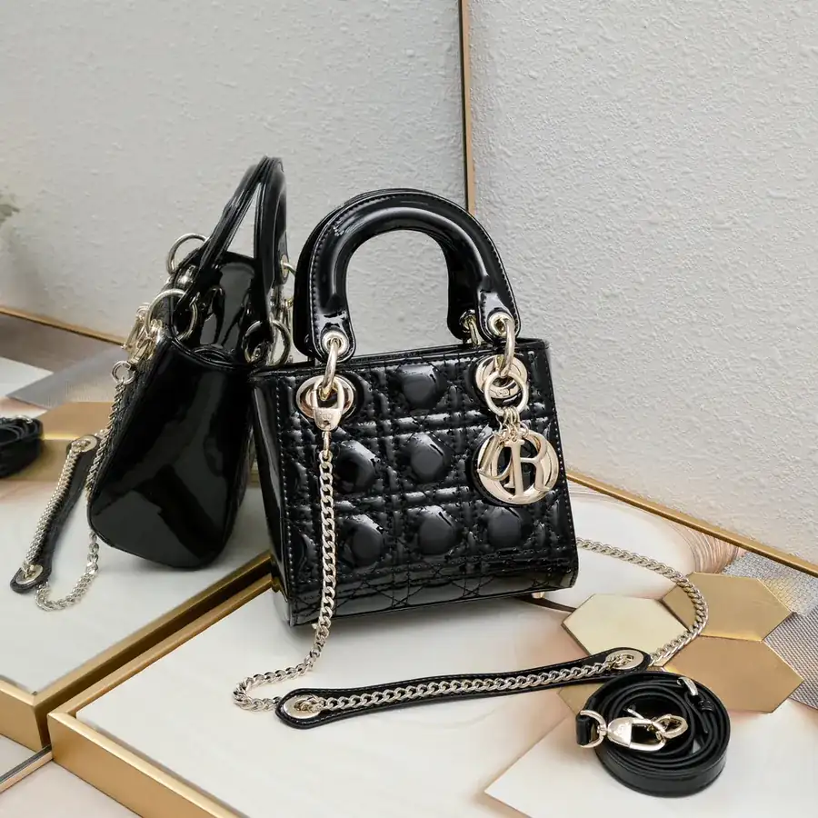 Mini Lady Classic Calfskin Wallet