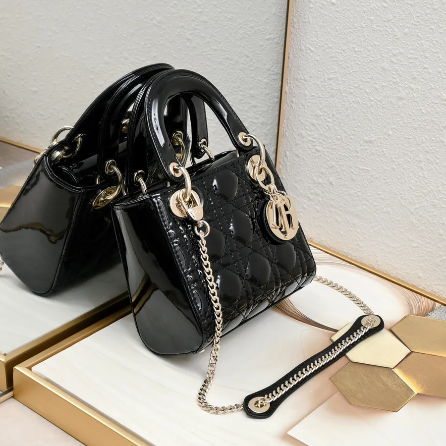 Mini Lady Classic Calfskin Wallet